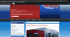 Desktop Screenshot of druckerei-neisius.de